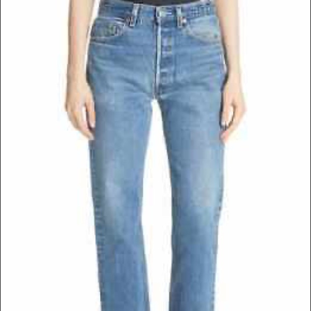 Elizabeth and James tomboy jeans high rise